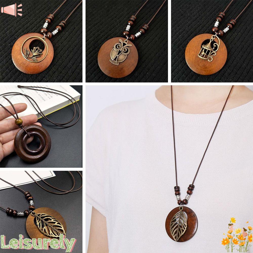 Vòng cổ Da Phong Cách Vintage Thời Trang Cho Nữ