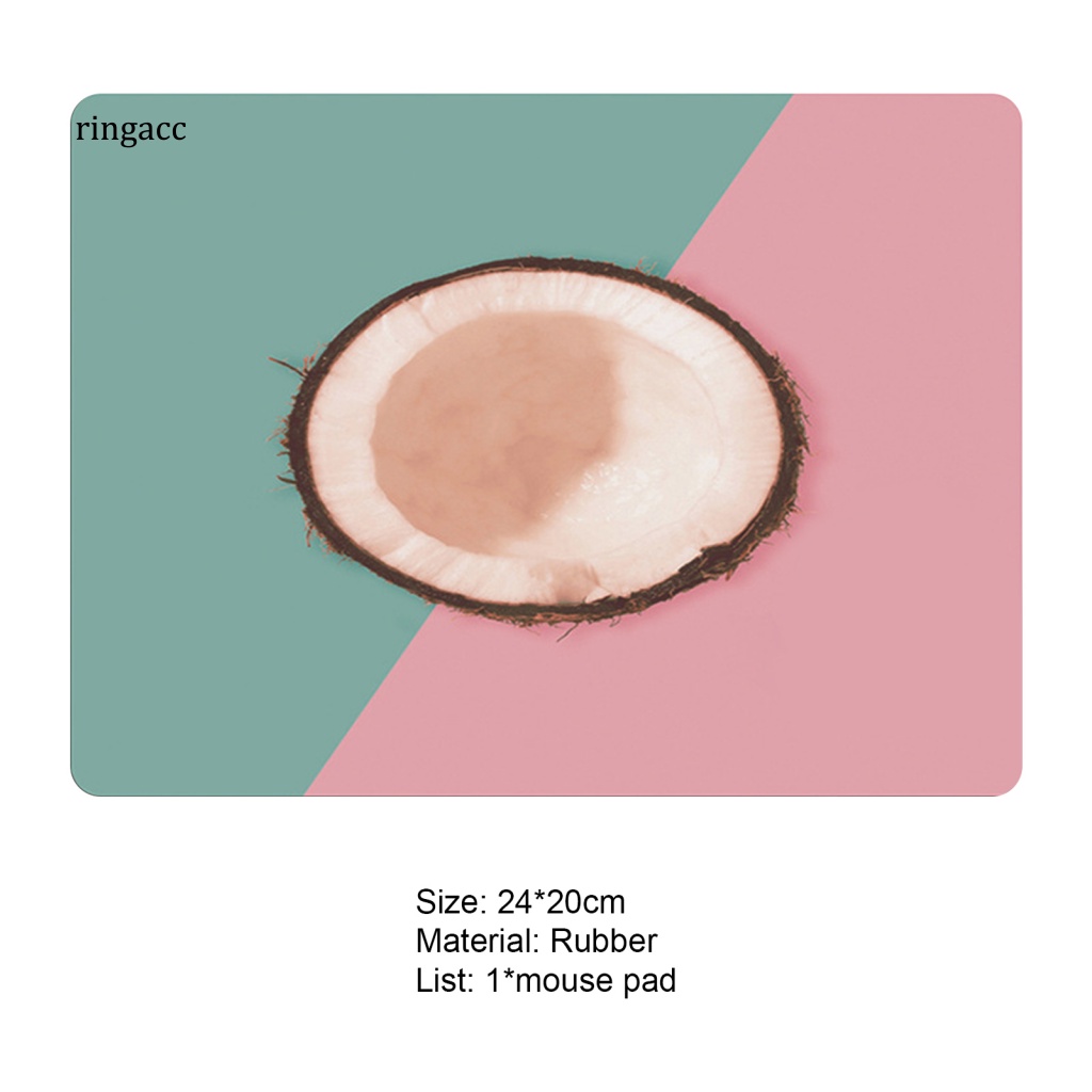 Đệm Lót Chuột Bằng Cao Su Mềm Mại Hình Trái Cây Rau Củ Dùng Cho Văn Phòng