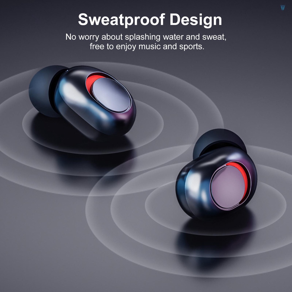 Tai Nghe Nhét Trong Không Dây Mini BT5.0 Điều Khiển Cảm Ứng Kèm Mic Và Hộp Sạc Chất Lượng Cao Cho Lenovo PD1X Ốp