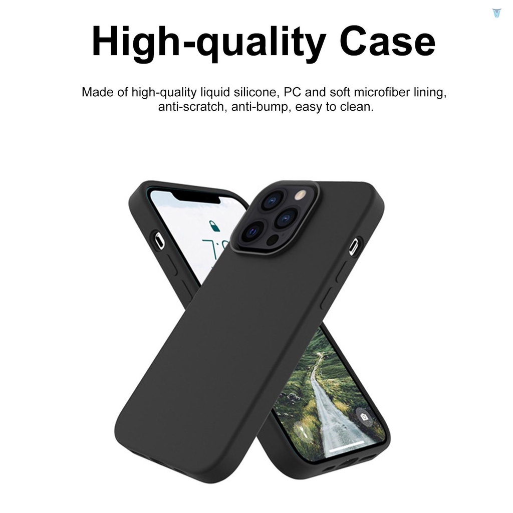 Ốp Điện Thoại Silicon Dẻo Siêu Mỏng Chống Sốc / Trầy Xước Cho iPhone 13 Pro 13