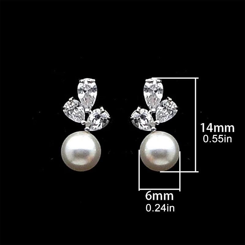 Ygt Bông Tai Đính Ngọc Trai Giả Thanh Lịch Cho Nữ