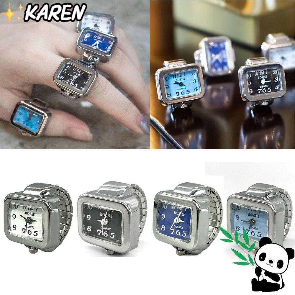 Nhẫn Đồng Hồ Kỹ Thuật Số Dành Cho Nam Nữ