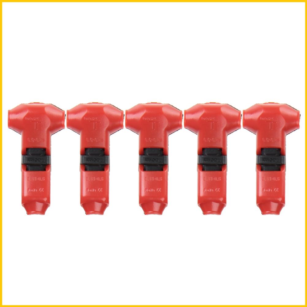 Set 5 Đầu Nối Dây Điện Nhanh Chữ T 18-24AWG 300V 10A Chuyên Dụng