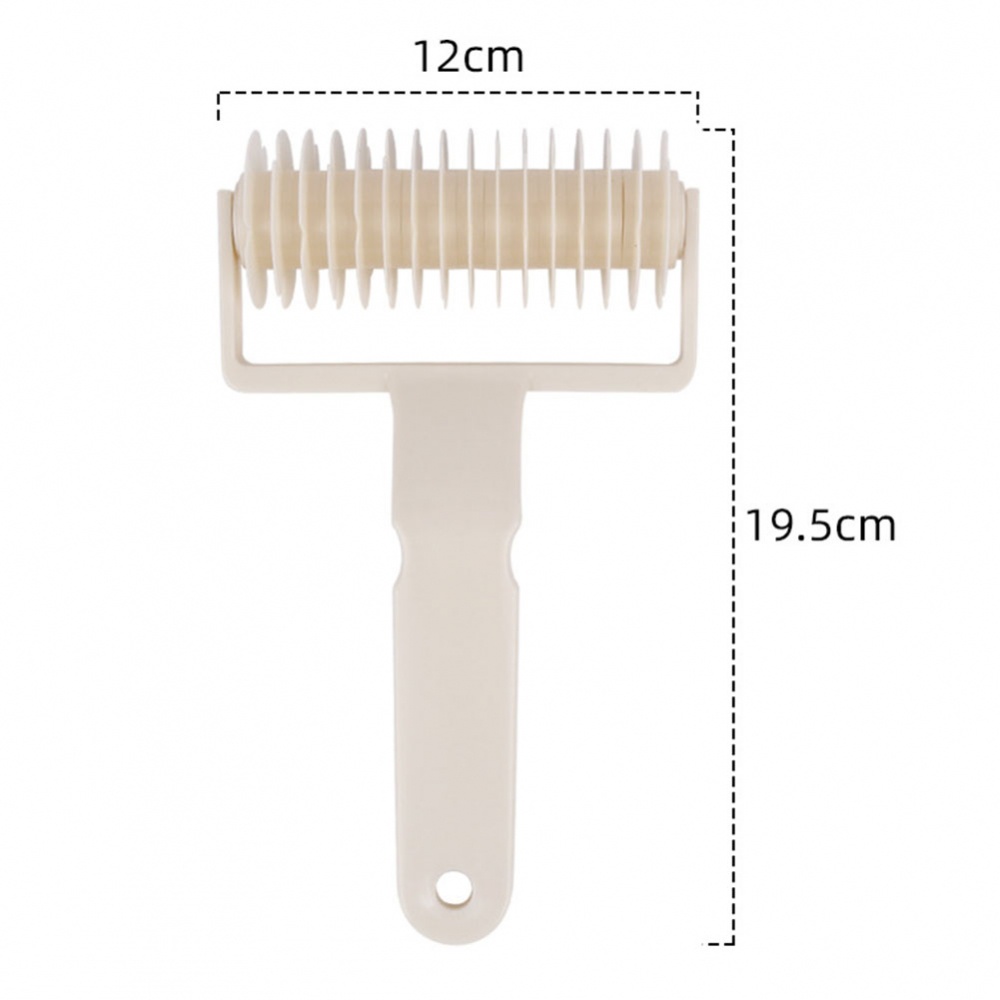 1 Dụng Cụ Lăn Cắt Bột Làm Bánh 19.5 * 12cm