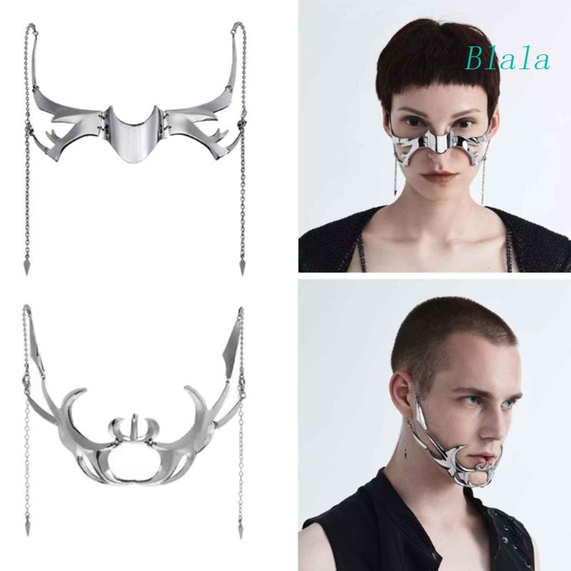 Vòng Cổ Thiết Kế Rỗng Màu Bạc Phong Cách Gothic Punk Thời Trang Cho Nam Và Nữ