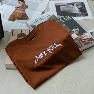 Áo thun Heyyou Metal Brown