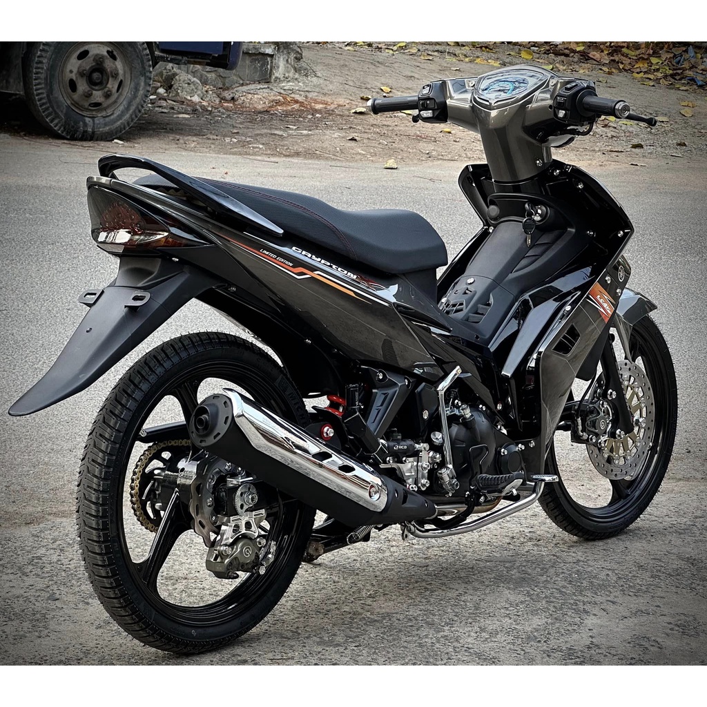 Tem rời CROM Exciter2010 - Mẫu CryptonX Cam đơn giản nổi bật - Chuẩn From cực đẹp