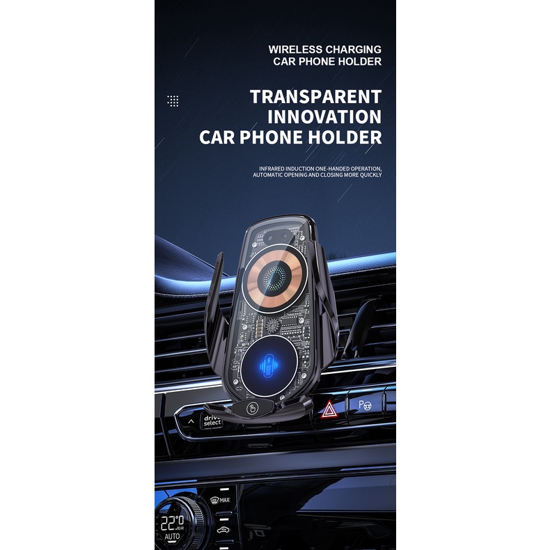 Giá Đỡ Điện Thoại Kiêm Sạc Nhanh Không Dây 30w Cho iphone 14 13 12 samsung xiaomi