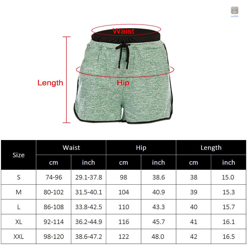 Quần Short Thể Thao 2 Trong 1 2 Túi Thời Trang Cho Nữ