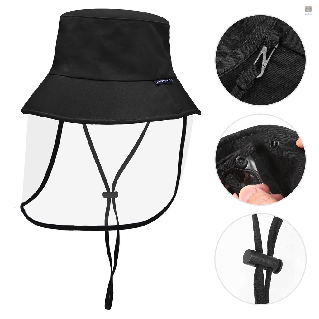 Mũ Bảo Vệ Toàn Bộ Khuôn Mặt Trong Suốt Tháo Rời Được Dành Cho Nam Nữ / Cắm Trại /