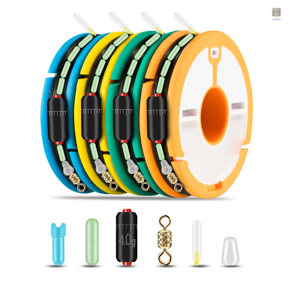 Dây Câu Cá Bện Sợi Nylon Kèm Phao Chìm Tiện Dụng