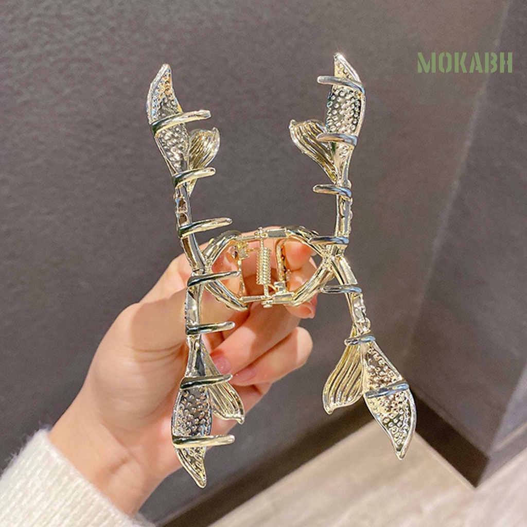 Kẹp Tóc Hình Đuôi Cá Đính Ngọc Trai Giả Sang Trọng