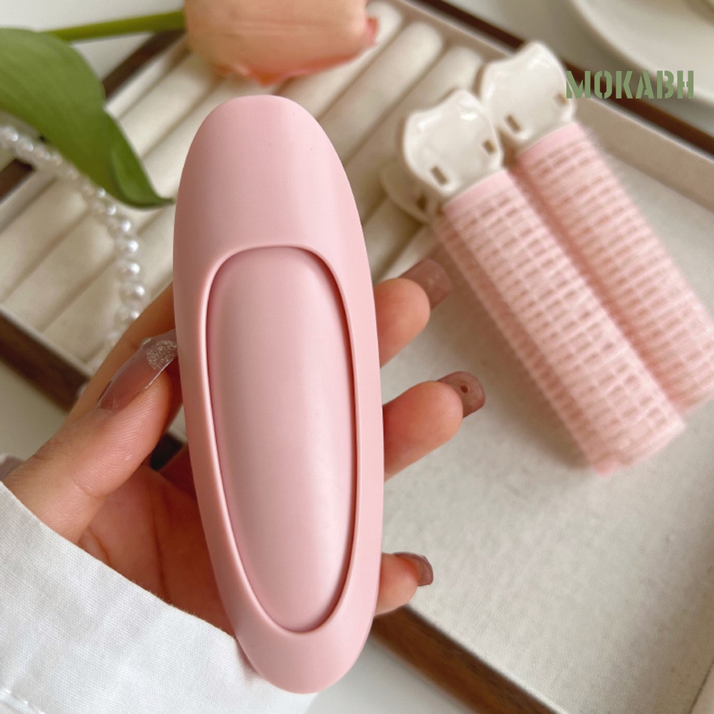[Mok Abh] Kẹp Tóc Xoăn Bằng Nhựa Hiệu Quả Cao Không Dùng Nhiệt Chống Rơi Dành Cho Nữ DIY