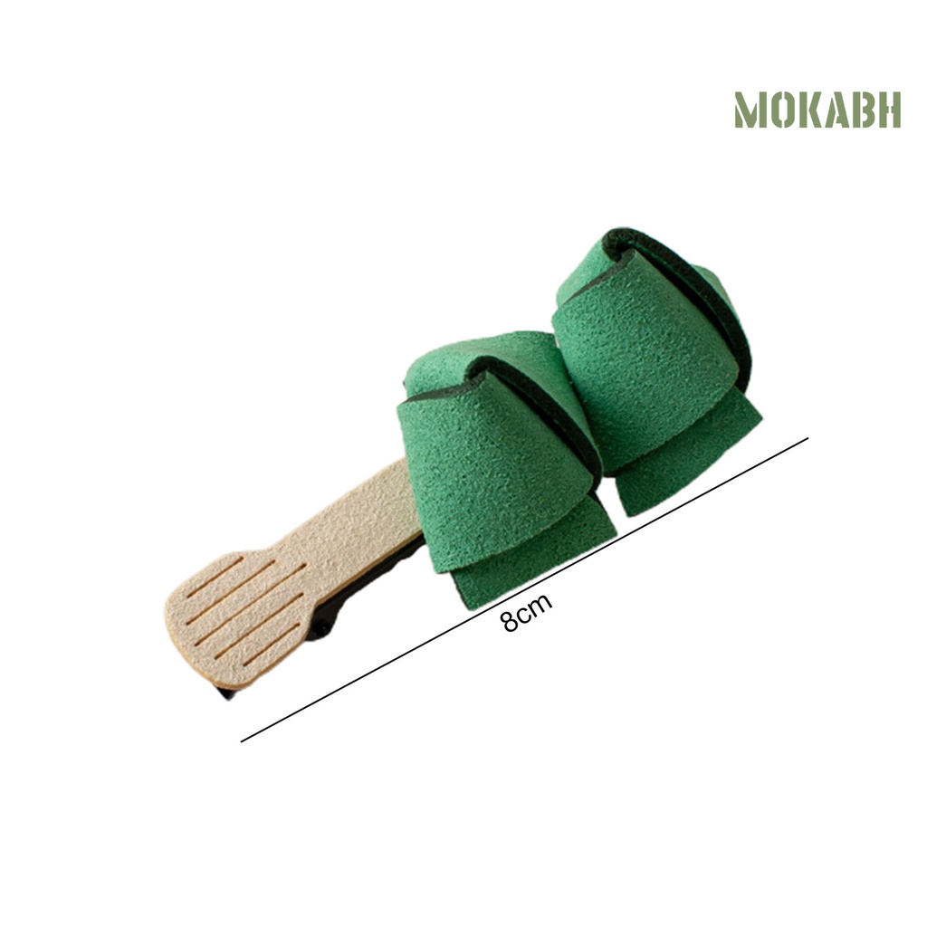 Kẹp Tóc Hình Cây Nấm Bằng Thép Không Gỉ Chống Trượt Cho Nữ