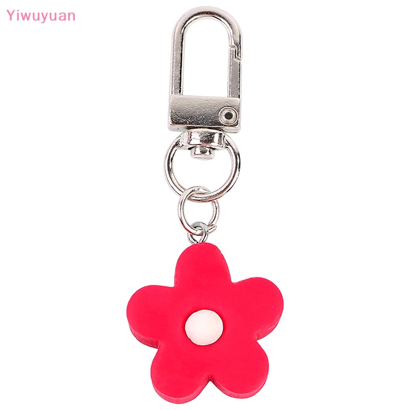 Móc Khóa Hình Hoa Màu Kẹo Dễ Thương Trang Trí Ba Lô / Túi Xách Mới