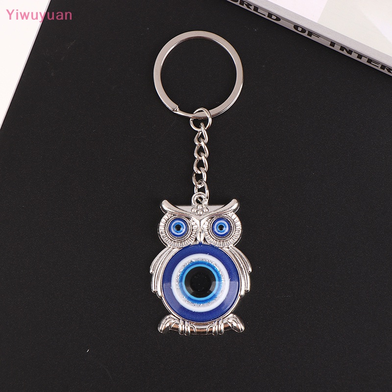 Móc Khóa Hình Cú May Mắn Mắt Quỷ Xanh Thổ Nhĩ Kỳ Thời Trang Mới