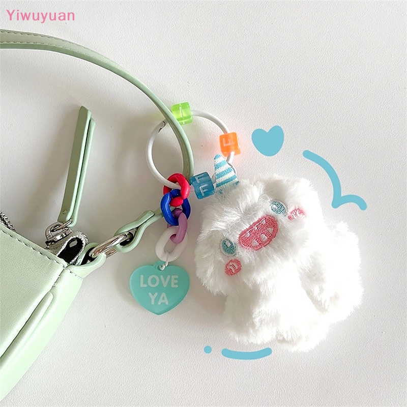 < Yiwuyuan > Móc Khóa Điện Thoại / Móc Khóa Hình Kỳ Lân Nhồi Bông Trang Trí Ba Lô / Ô Tô Mới