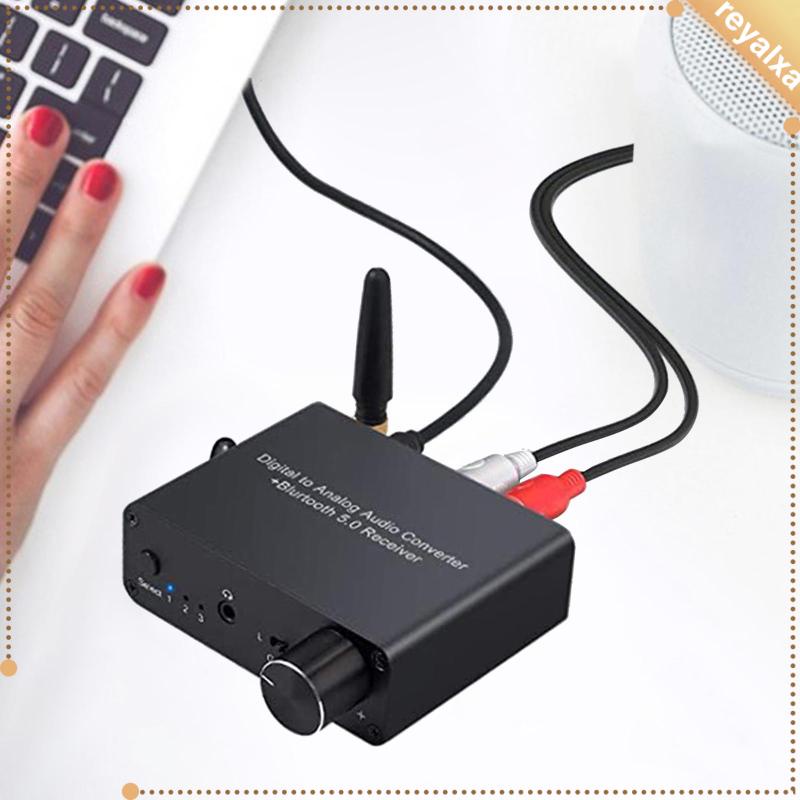 Thiết Bị Chuyển Đổi Âm Thanh Kỹ Thuật Số 192KHz Sang Analog RCA Bluetooth 5.0 Điều Chỉnh Âm Lượng Cho Blue Ray DVD