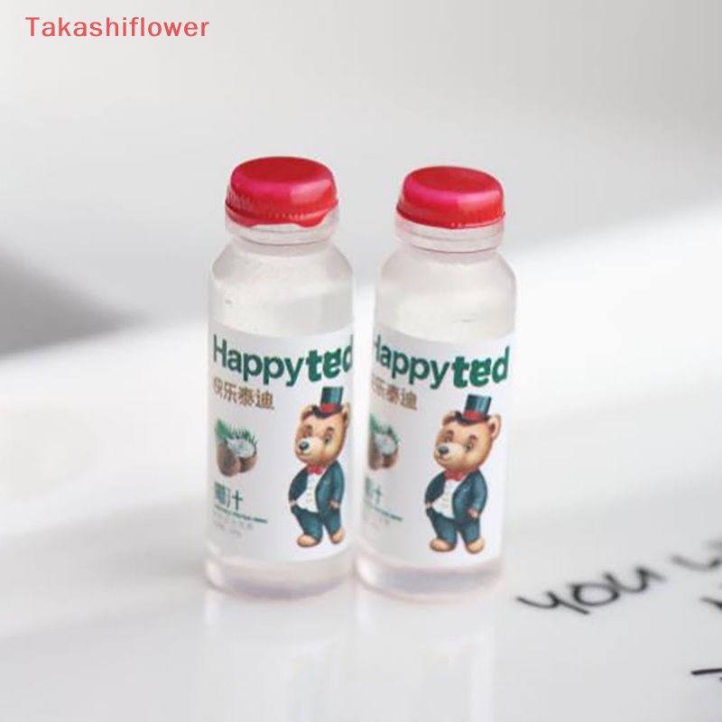 (Takashiflower) 10 Chai Nhựa Mini Dạ Quang Màu Sắc Ngẫu Nhiên