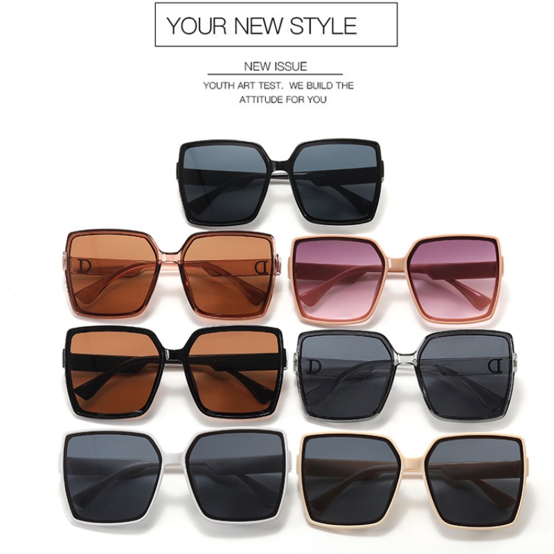 Kính Mát Gọng Vuông Phong Cách Retro Thời Trang Cho Nữ