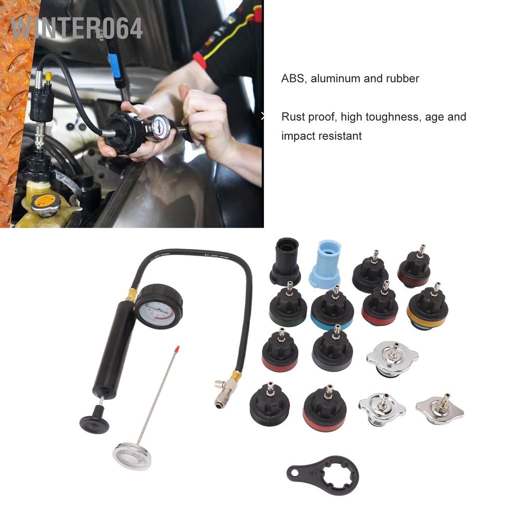 Winter064 18 Chiếc Tản Nhiệt Áp Bộ Chống Rỉ Sét Sốc Lão Hóa Tự Động Kiểm Tra Rò Thay Thế Cho Xe Ford