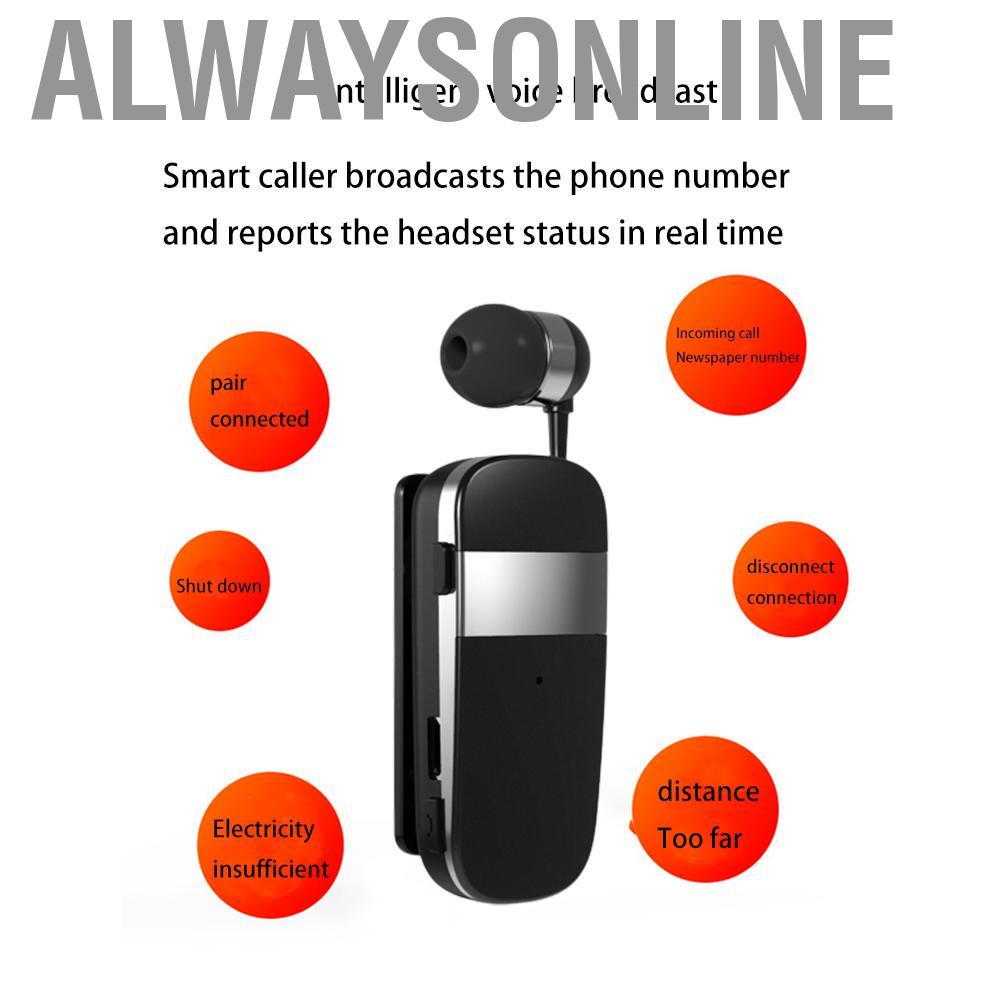 Alwaysonline K53 Headset  Pull Cord Lavalier Type 5.0