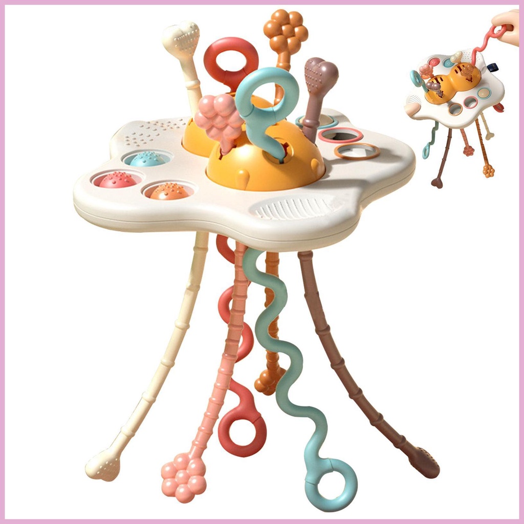 Đồ Chơi Dây Kéo Dạy Học Theo Phương Pháp Montessori Với Bong Bóng Đơn Giản Cho Bé