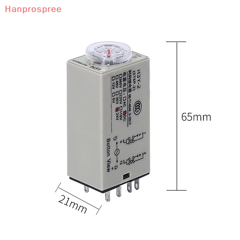 Rơ Le Hẹn Giờ Cao Cấp AC 220V H3Y-2 Micro 8-Pin DC12V DC24V