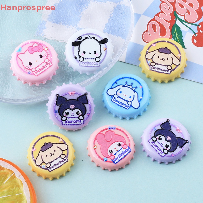 Set 10 Phụ Kiện Kẹp Tóc / Điện Thoại Hình Mèo Hoạt Hình Dễ Thương DIY