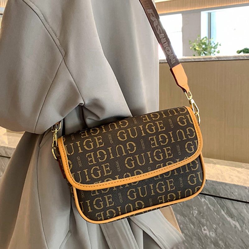 Ielgy Túi Đeo Chéo Vuông Nhỏ Nhắn Có Thể Điều Chỉnh Độ Cao Có Dây Đeo Bản Rộng Thời Trang retro Cho Nữ