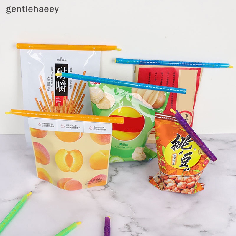 Dụng Cụ Kẹp Miệng Túi Thực Phẩm Bằng Nhựa Chống Ẩm Tiện Dụng Cho Nhà Bếp