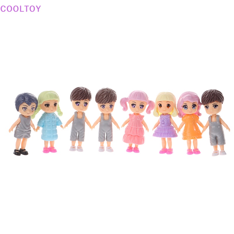 Cooltoy 1 Búp Bê Hoạt Hình Mặc Quần Áo Có Tóc Có Thể Tháo Rời 9.5 / 10cm