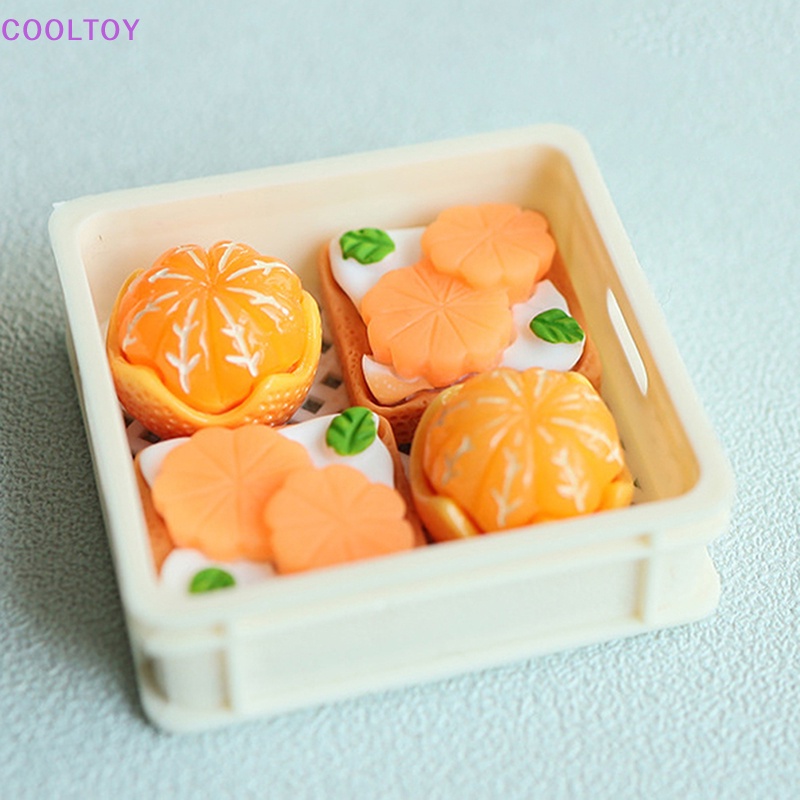 1 Bộ Giỏ Đựng Bánh Tráng Miệng 1 / 12 Trang Trí Nhà Búp Bê