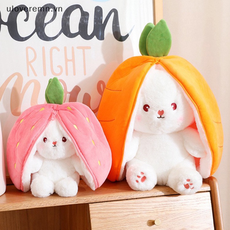 Búp Bê Thỏ Nhồi Bông Tai Dài Mềm Mại Đáng Yêu