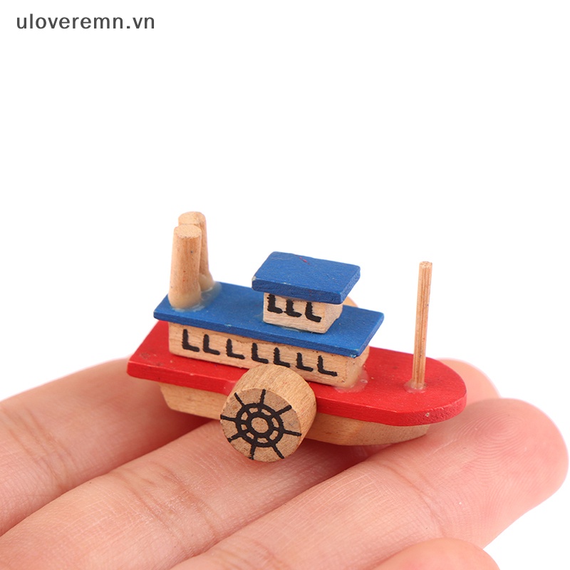 Mô Hình Thuyền Ferry Mini Tỉ Lệ 1: 12 Trang Trí Nhà Búp Bê