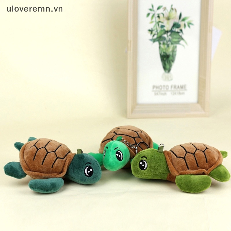 Búp Bê Nhồi Bông Hình Rùa Biển Hoạt Hình Mềm Mại Trang Trí Ba Lô / Móc Khóa Xe Hơi
