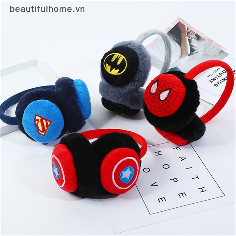 Bông Chụp Tai Giữ Ấm Chống Lạnh Dày Dặn Dễ Thương Cho Bé