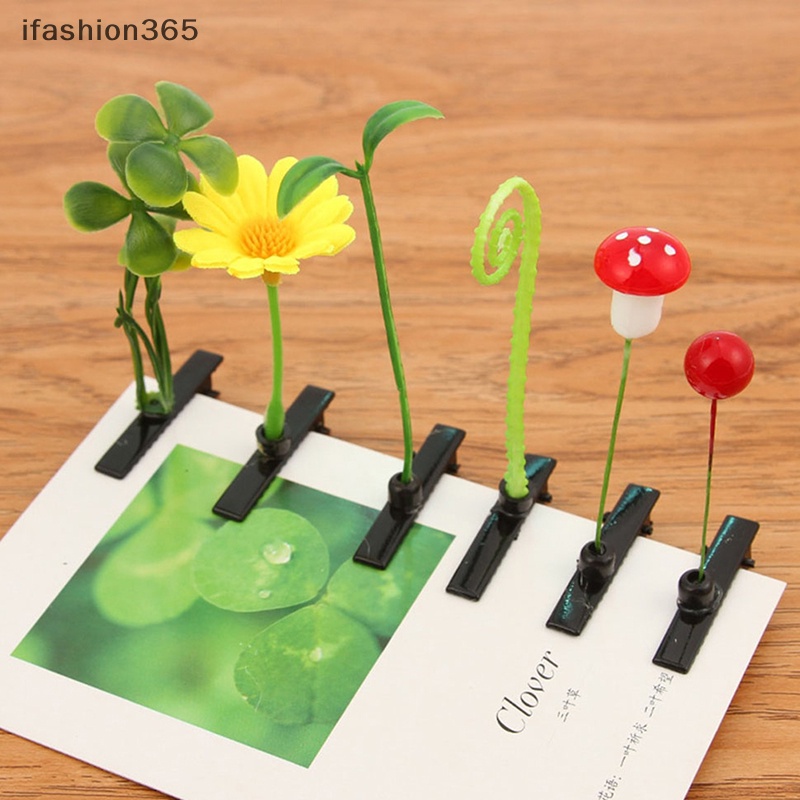 Set 5 Kẹp Tóc Hình Hoa / Bướm Vui Nhộn Thời Trang Cho Bé Gái ifashion365