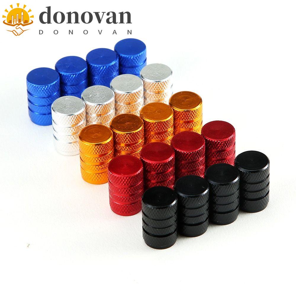 Bộ 4 Nắp Van Bánh Xe Đạp Chống Bụi Bằng Hợp Kim Nhôm