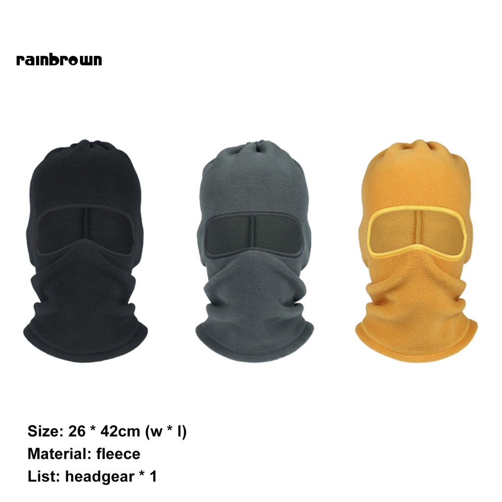 Khẩu Trang Vải Lông Cừu Che Phủ Toàn Diện Chống Gió Giữ Ấm Khi Đi Xe Máy Ngoài Trời