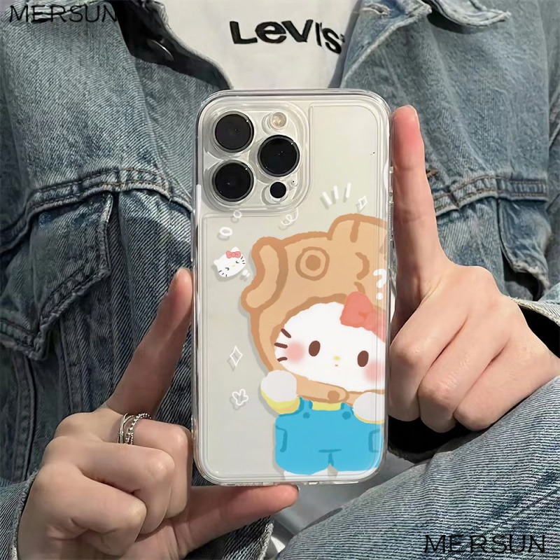 ✅Ốp Điện Thoại Mềm Chống Sốc In Hình Mèo Kitty Dễ Thương Cho Iphone 11iphone1213plus 14pro 78 6Inmax