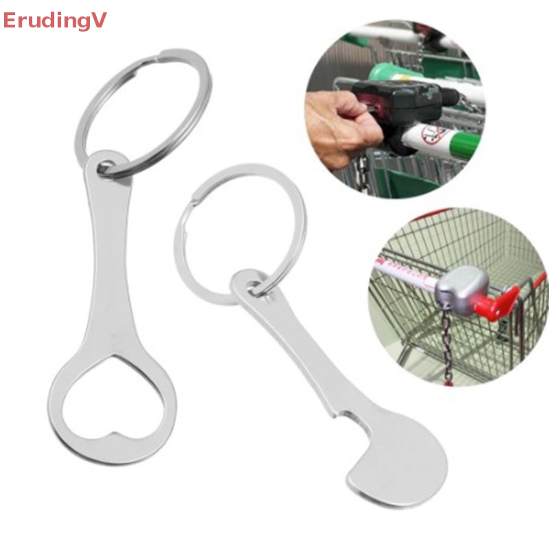 [ErudingV] Móc Khóa Treo Chìa Khóa Xe Đẩy Mua Sắm Tokens DIY Bằng Hợp Kim Nhôm Trang Trí Phòng [Mới]