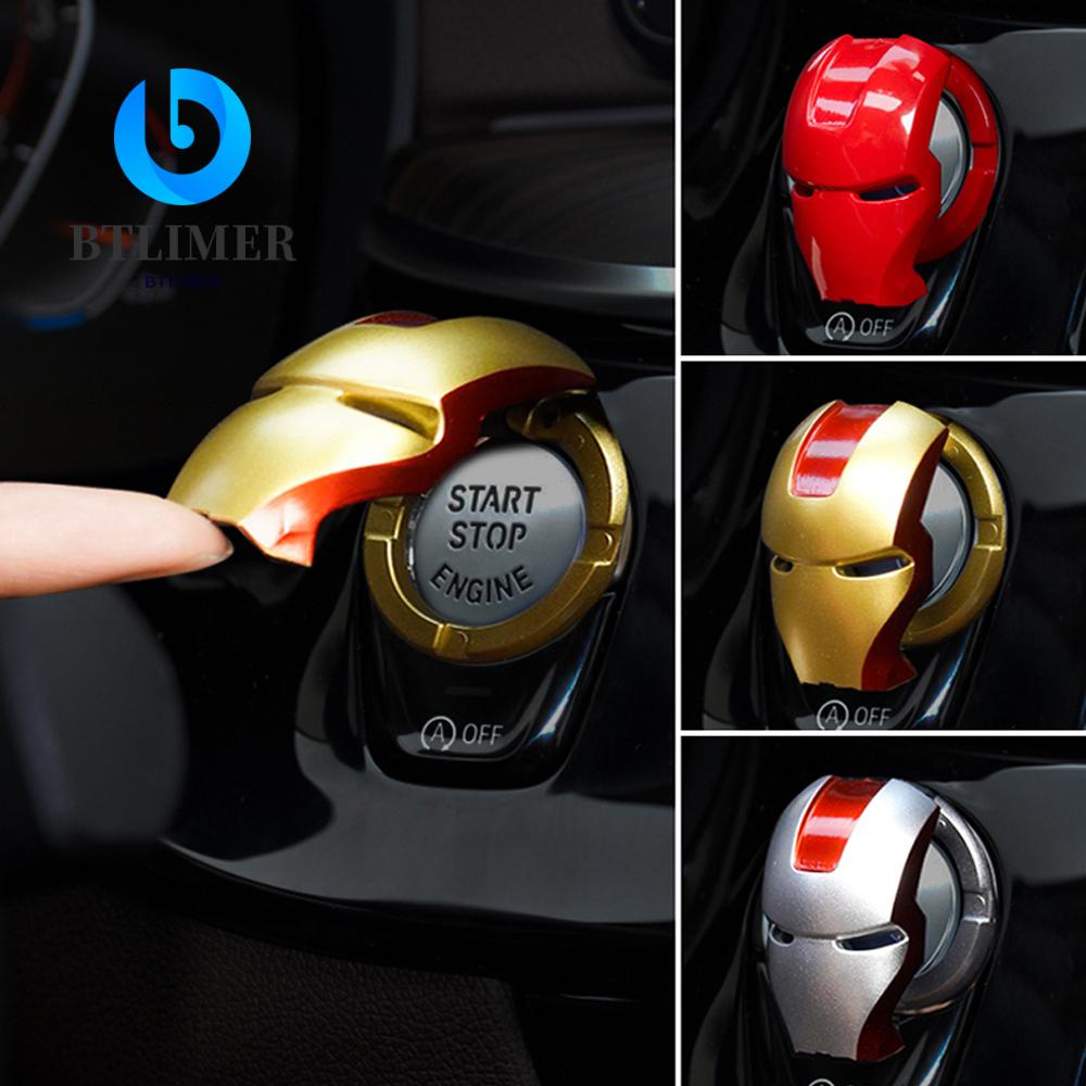 Vỏ Bọc Công Tắc Khởi Động Xe Hơi Nóng 3D Bằng Sắt Trang Trí Nội Thất