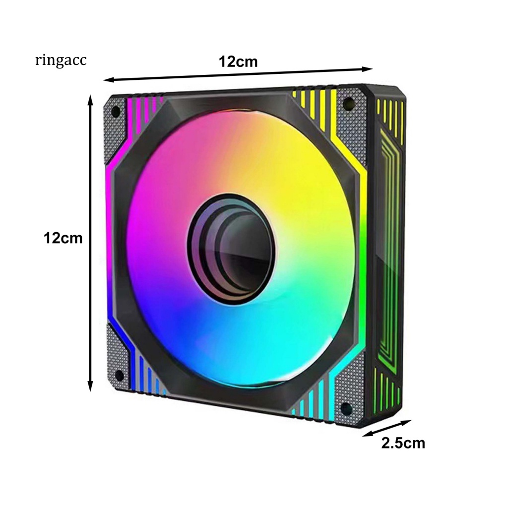 Quạt Tản Nhiệt Giảm Âm Cao Su 4PIN 1500RPM Cho Máy Tính Ốp