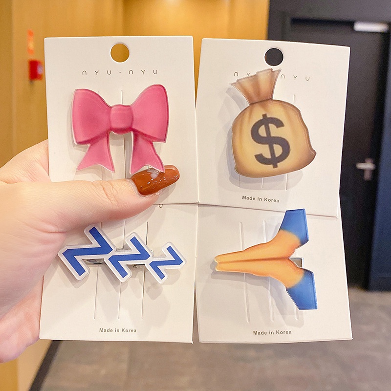 Kẹp Tóc Mái Hình Biểu Tượng Cảm Xúc Dễ Thương