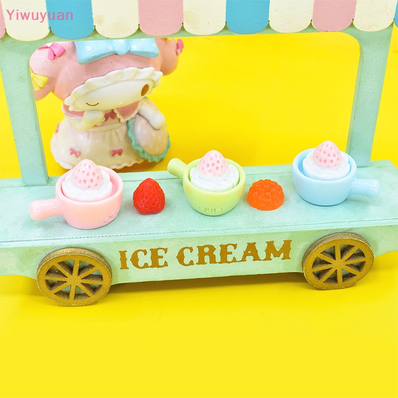 5 Mô Hình Bánh Ngọt / Món Tráng Miệng Mini Cho Nhà Búp Bê Mới