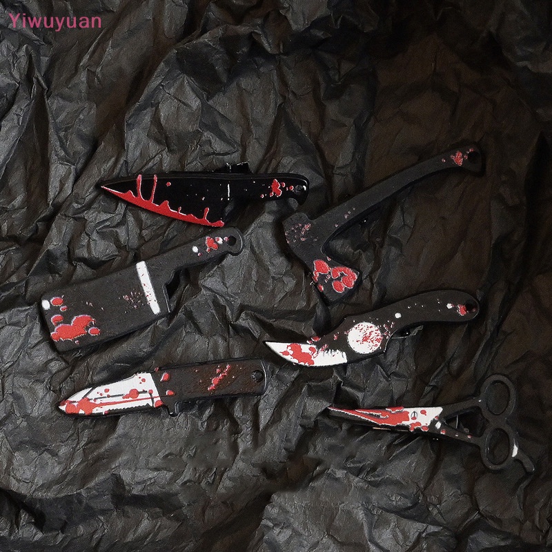 < Yiwuyuan > Kẹp Tóc Mái Ngang Phong Cách Gothic Punk Cá Tính Dành Cho Nữ