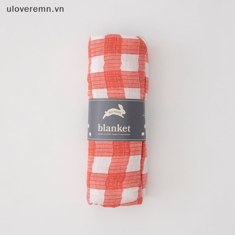 Chăn Quấn Em Bé Bằng Cotton Muslin Hàng Mới Sinh