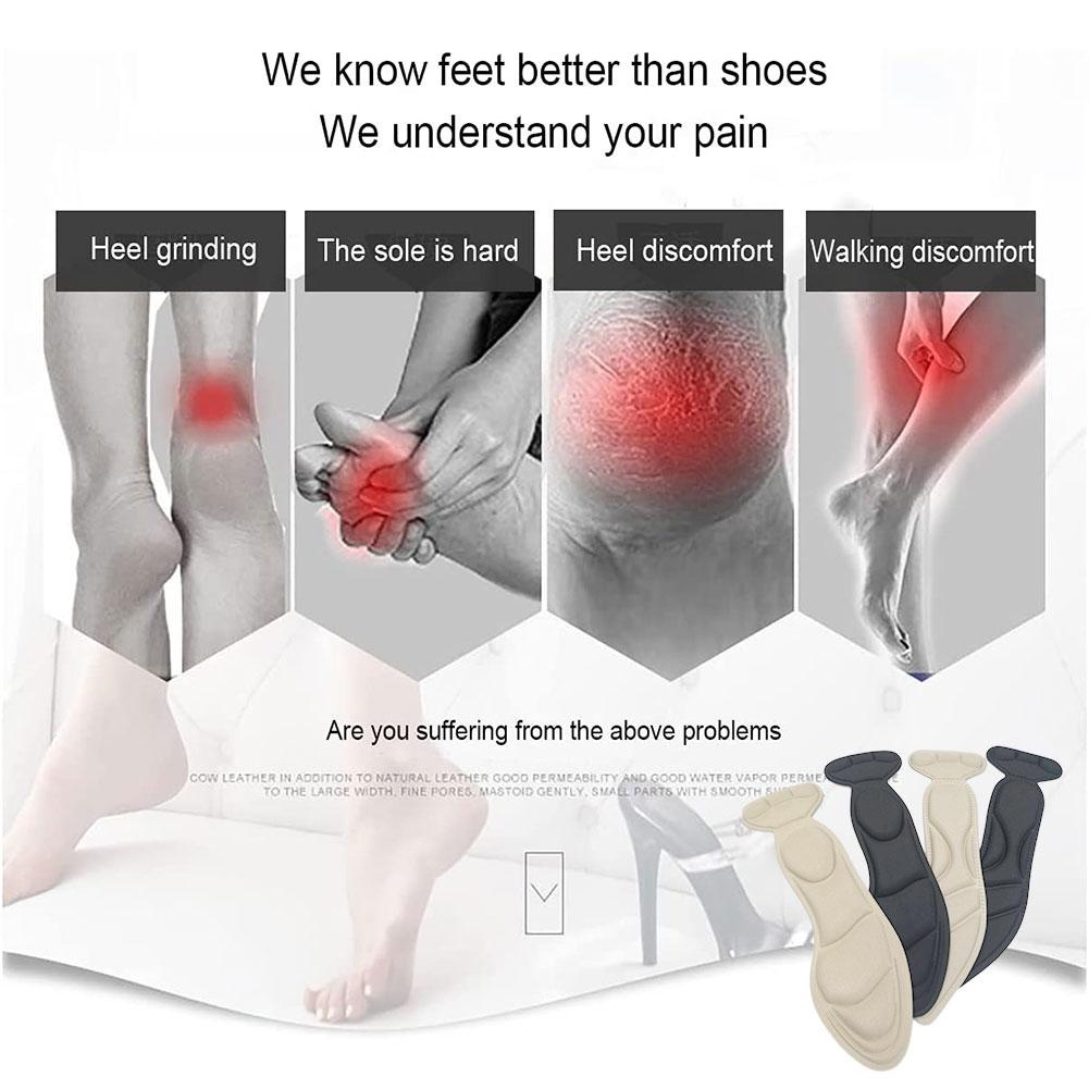 Miếng Lót Giày Cao Gót Chống Trượt Có Đệm Xốp J4J0