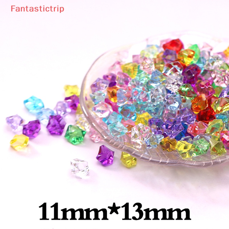 [Fantastictrip] Set 20 Viên Đá Pha Lê Kim Cương Nhiều Màu Sắc Ngẫu Nhiên Phụ Kiện Trang Trí Thủ Công DIY Mới Dành Cho Trẻ Em